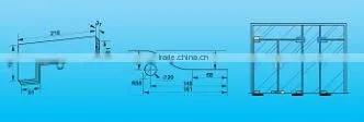 Glass door patch fitting,door clamp,hardware door control