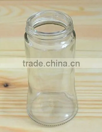 clear beverage glass bottles Fresh fruit juice bottle with screw lid