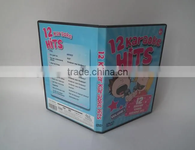 Cartoon DVD replication in dvd case