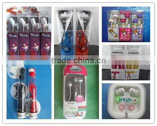 Listen to your favorite music day and night with colorful earphone & headphone