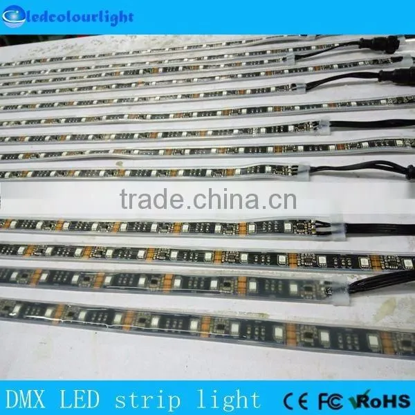 Indoor&outdoor DC12V 15mm width DMX RGB flexible strip light