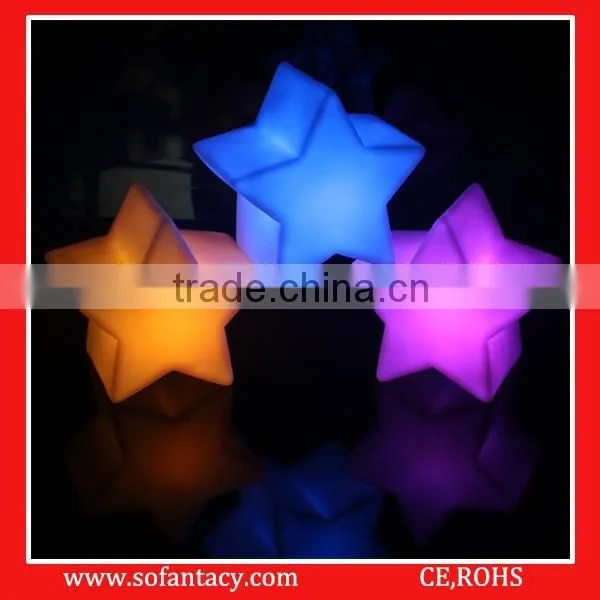 promotion led star shape party lamp