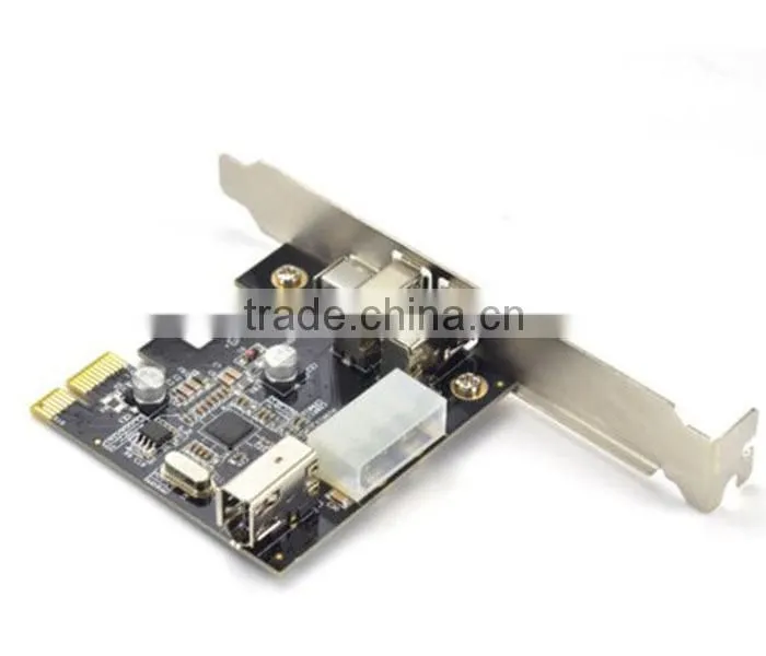 PCI Express x1 PCI-E FireWire 1394a IEEE1394 Controller Card