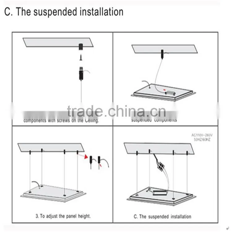 Ultra slim LED panel light
