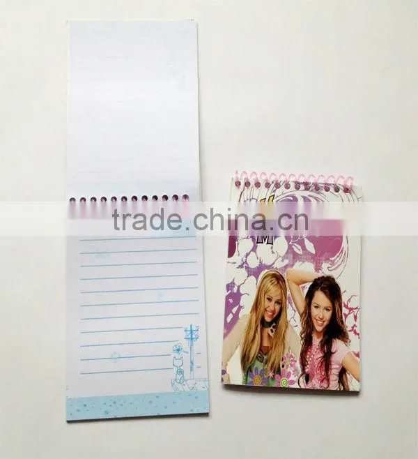spiral note pad,block note pad