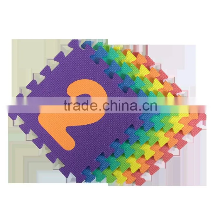 Melors colorful eva foam play mat EVA number and alphabet mat shockproof taekwondo eva tatami puzzle mats