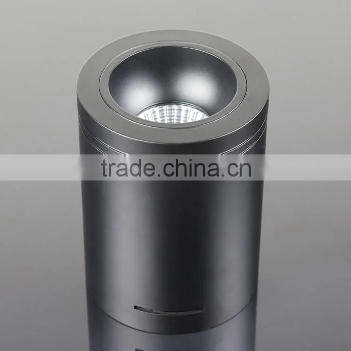 Dimmable 7W 9W LED Surface Mounted COB Downlight with Black/White Color