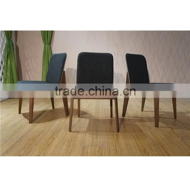 2016 Newest Style Solid Rubber Wood Dining Chair Set