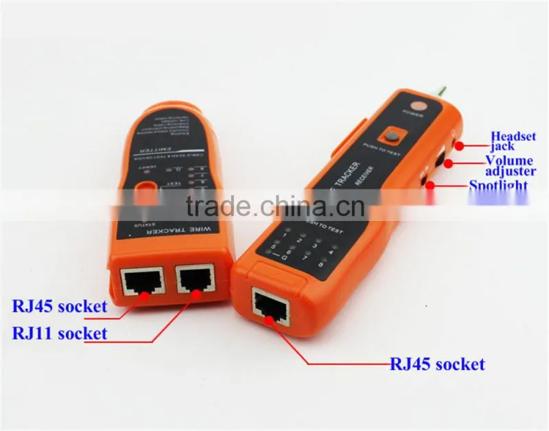 2016 High Quality RJ11 RJ45 Cat5 Cat6 Telephone Wire Tracker Tracer Toner Ethernet LAN Network Cable Tester Detector Line Finder