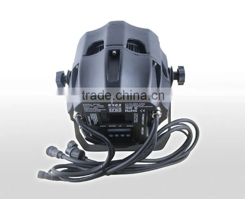 China supplier provide hot product 54 3w LED waterproof par light for 2015