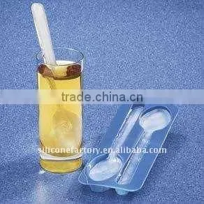 2015 wholesale spoon shaped silicone chocolate mould
