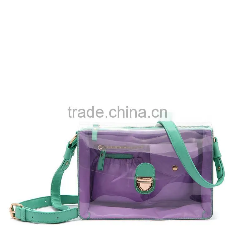 handbag designer clear plastic handbag fashion