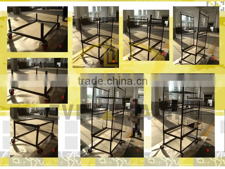Trolley for car body parts