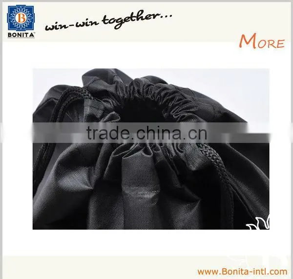 2013 nylon drawstring bag, flat nylon drawstring bag