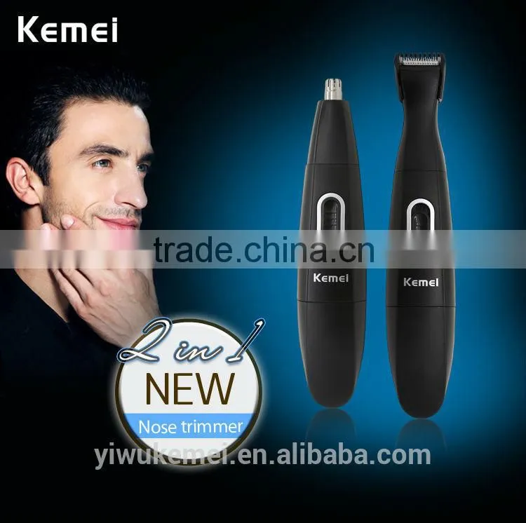 kemei nose hair trimmer 2 in 1 km3303