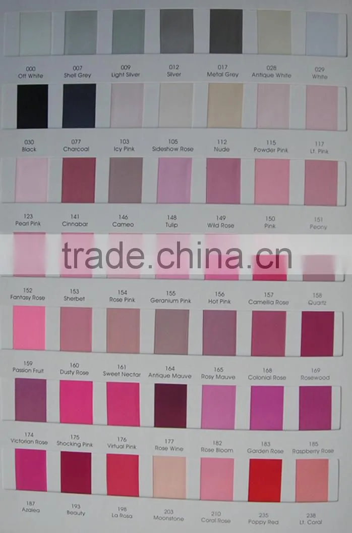 High quality double face satin ribbon 16 mm width 196 kinds color for option