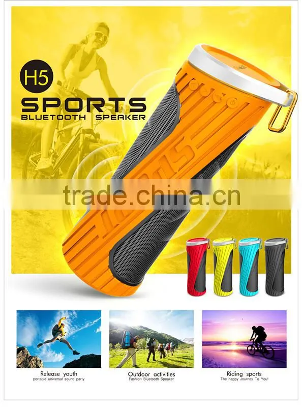 4400mah Outdoor Sports bicycle waterproof wireless power bank bluetooth speaker, water proof bluetooth speaker 10W