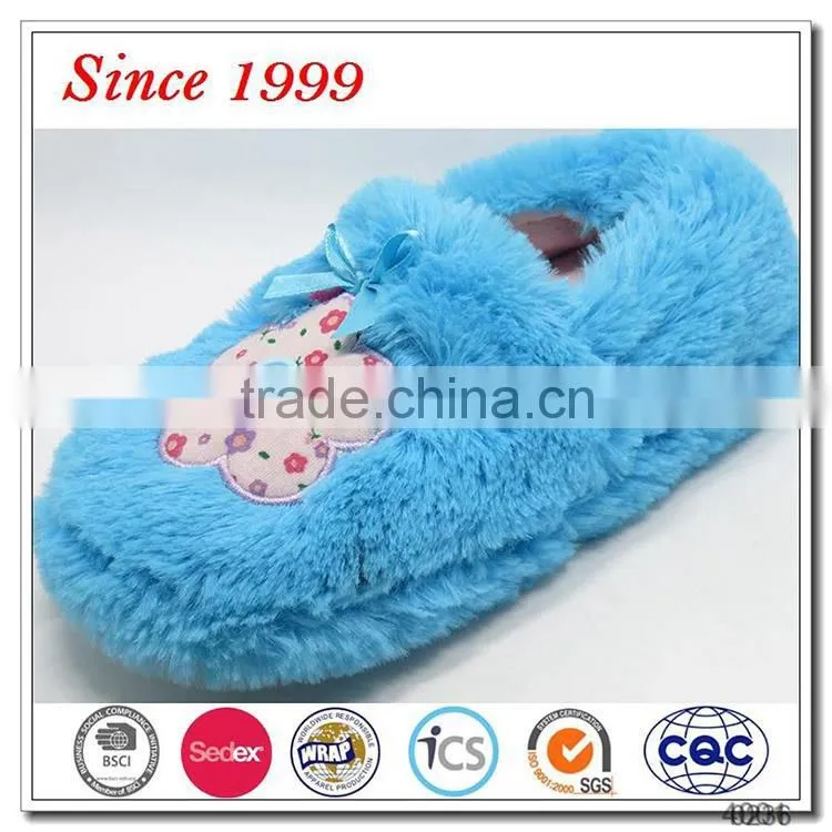 Kids funny indoor outdoor winter warm plush slippers
