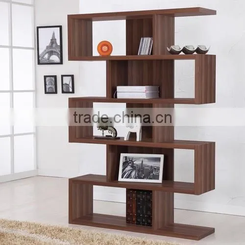Modern cheap industrial style bookcase