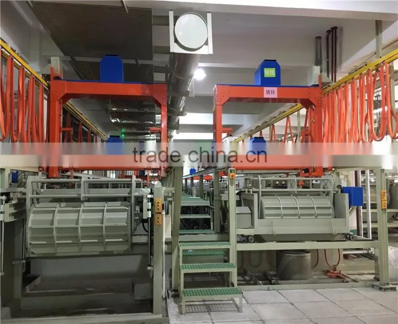 Feiyide Automatic Barrel Plating Production Line for Chrome Plating