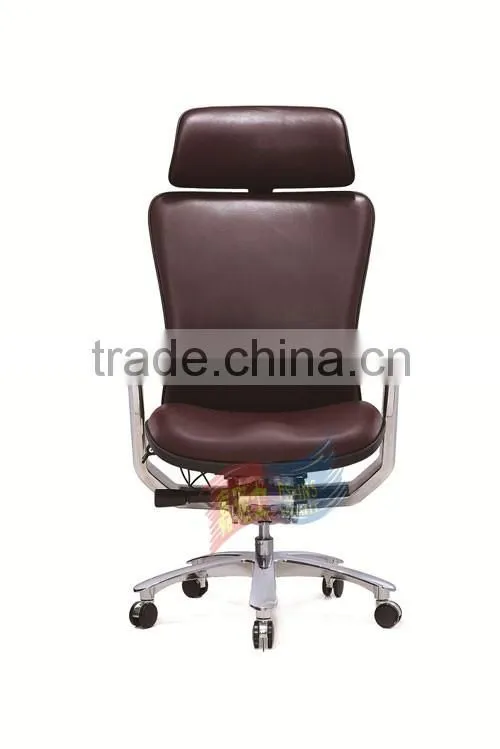 Luxury high back vintage leather office chair