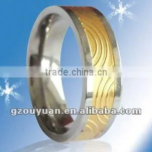 fashionable noble titanium ring for wholesale