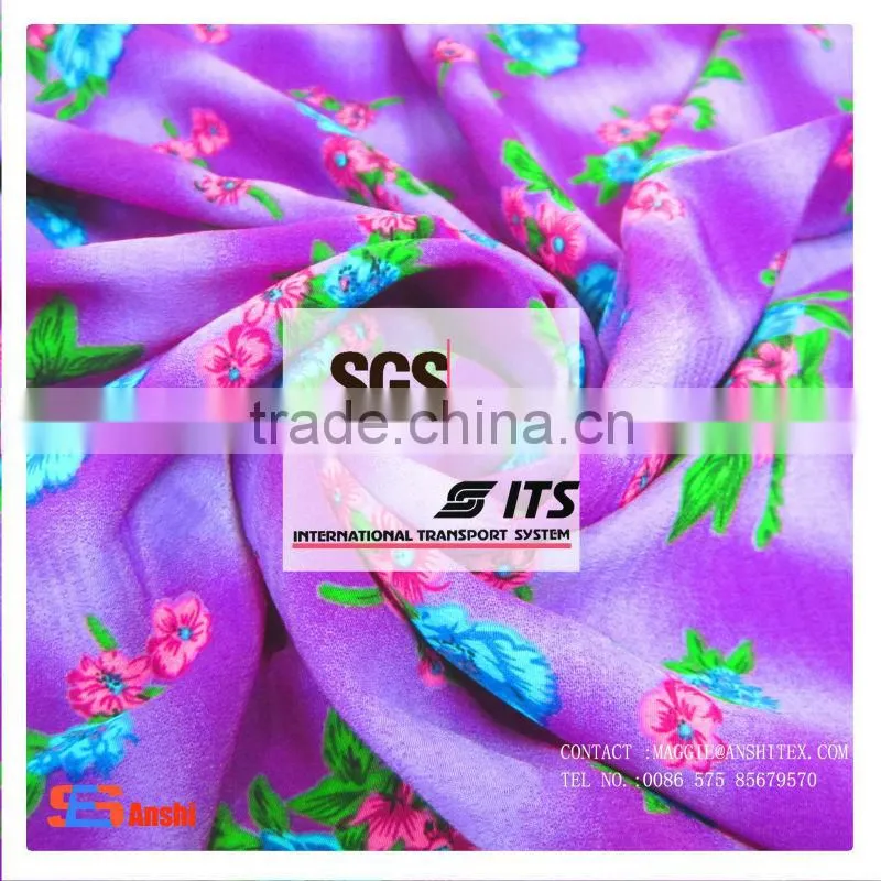 110gsm koshibo bubble crepe printed fabric for south american market