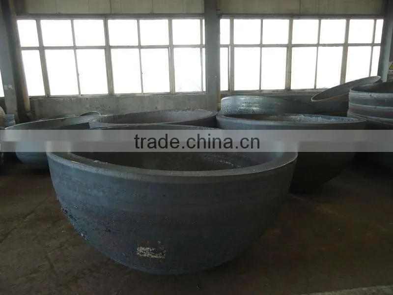 carbon steel flange pressure testing steel hemisphere pipe end cap