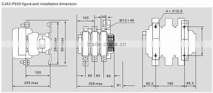 Bigm brand CJX2-F LC1-F AC Contactor