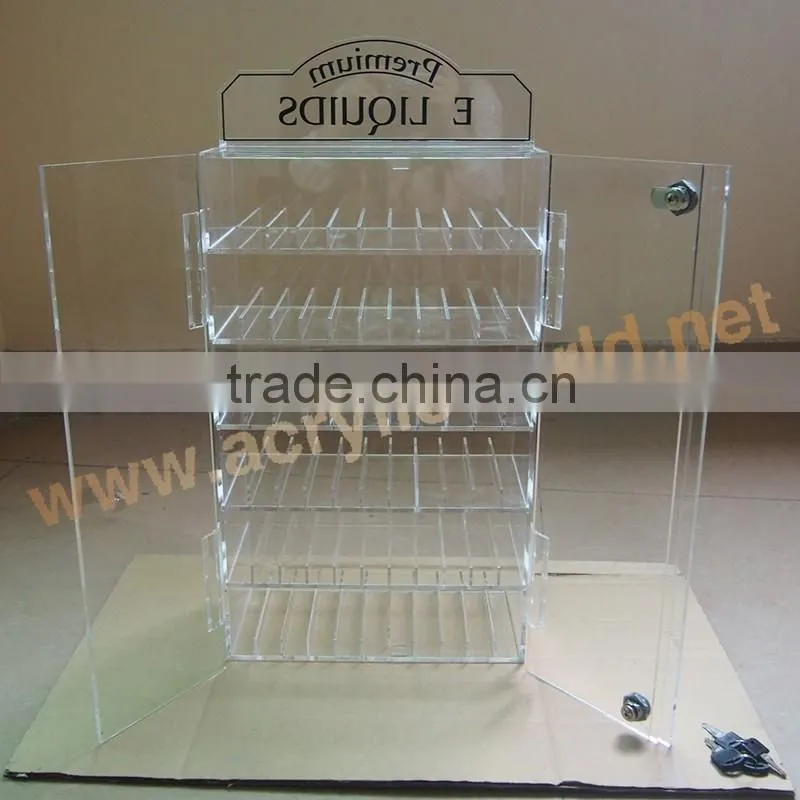 Electronic Cigs Display Case / E-LIQUID Vape display stand