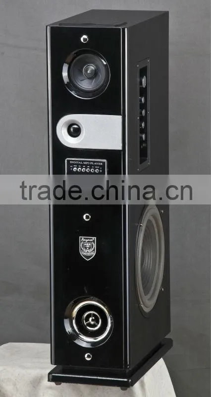 line array speaker cabinet with 4S docking