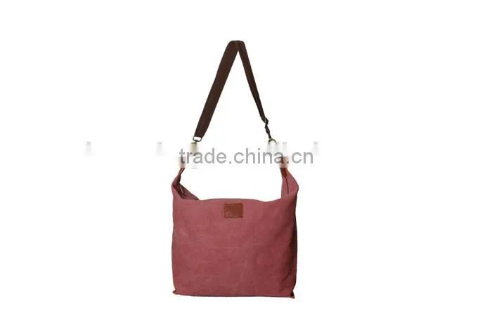 China Alibaba Hot Selling Fashion Design Canvas Shoulder Bag With Leather Brand woman handbags
