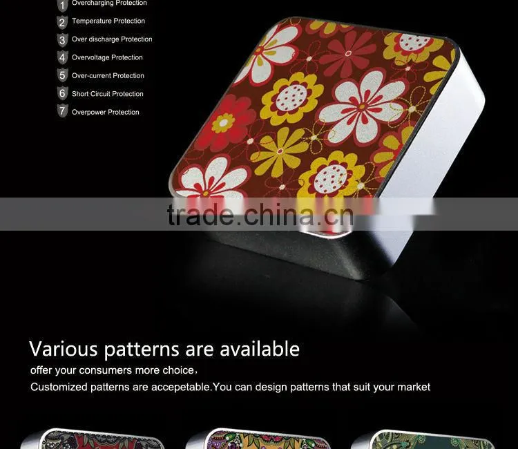 flower customized design/portable power bank / mobile power bank digital display