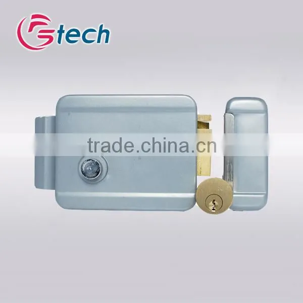 Electric rim locks for wooden doors