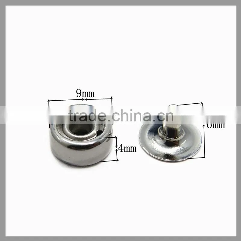 Custom Fashion Metal Flat Head Rivets And Studs For Leather Bag