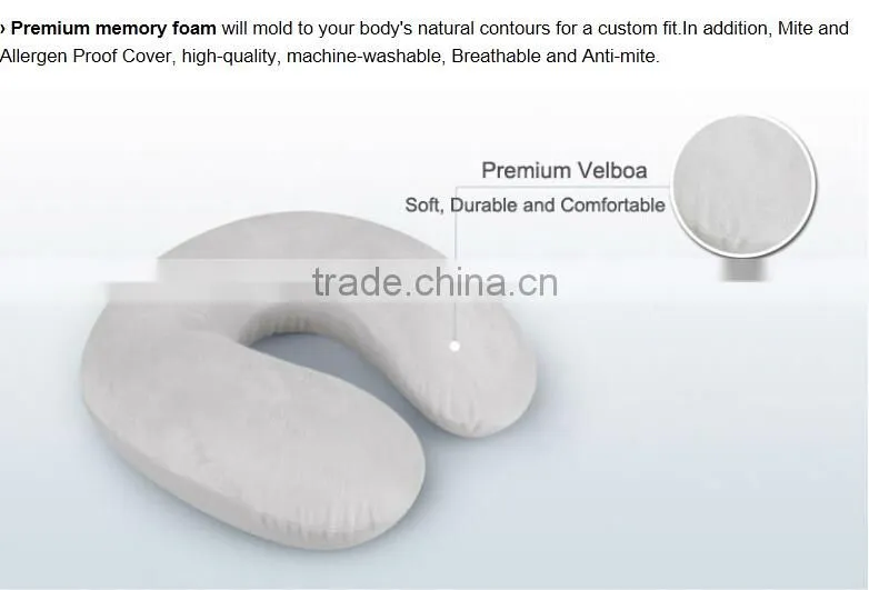 OEM wholesale newest product with soft felling u-pillow
