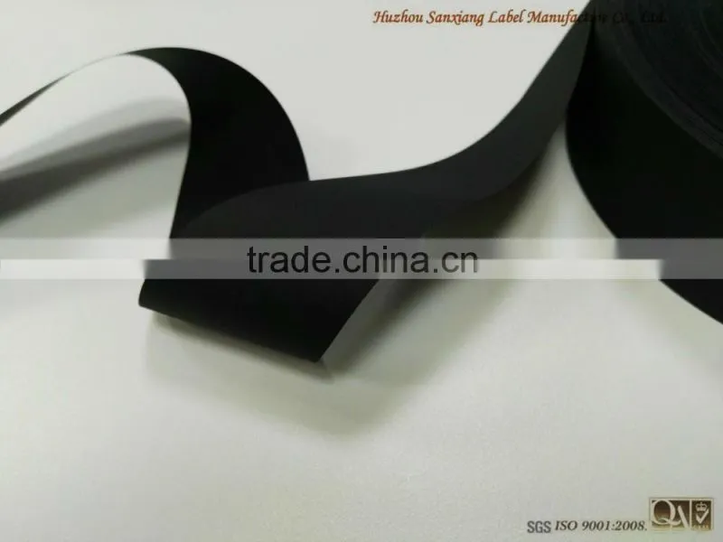 Good quality polyester taffeta, anti reflective taffeta label, label care label fabric for printed labels