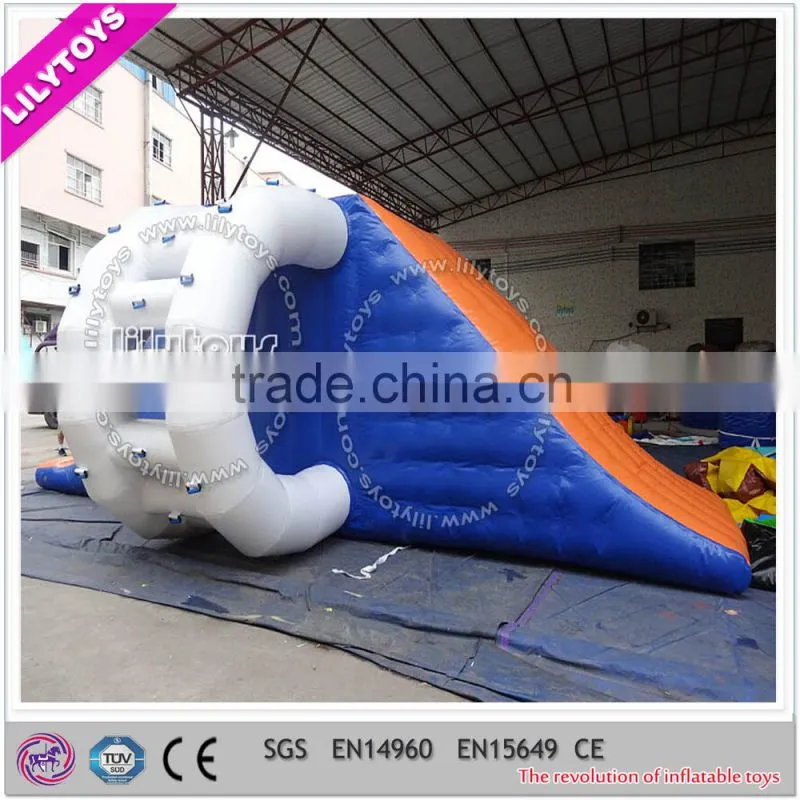 2015 Hot sell cheap giant inflatable water toys / inflatable floating water slide,for sea park or aqua