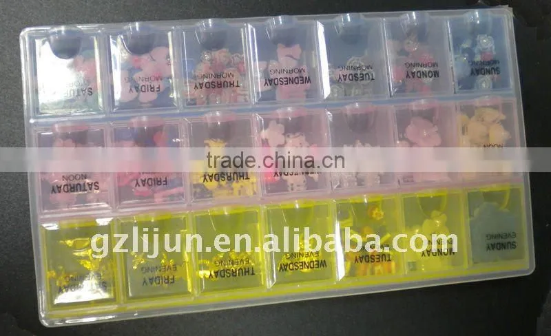 colorful nail art empty container nail decoration containers