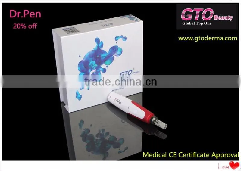 GTO Cordless Electric Microneedle Derma Roller Pen Machine micro needling machine