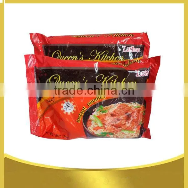 Chinese noodles in bag