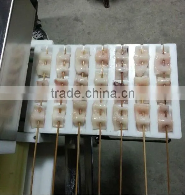 meat skewer machine/commercial meat skewer machine