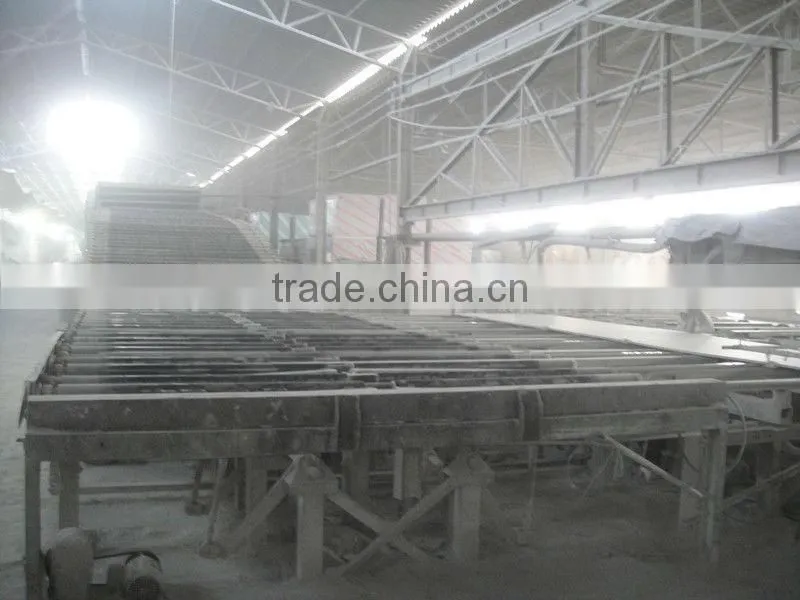 Lightweight gypsum wall panel/ wall board making machine/equipment/machinery