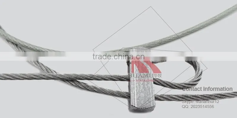 pig nose holder with silver stainless steel wire 100*90 mm