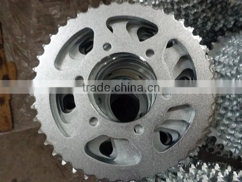 HIgh quality double Motorcycle chain and sprocket kits