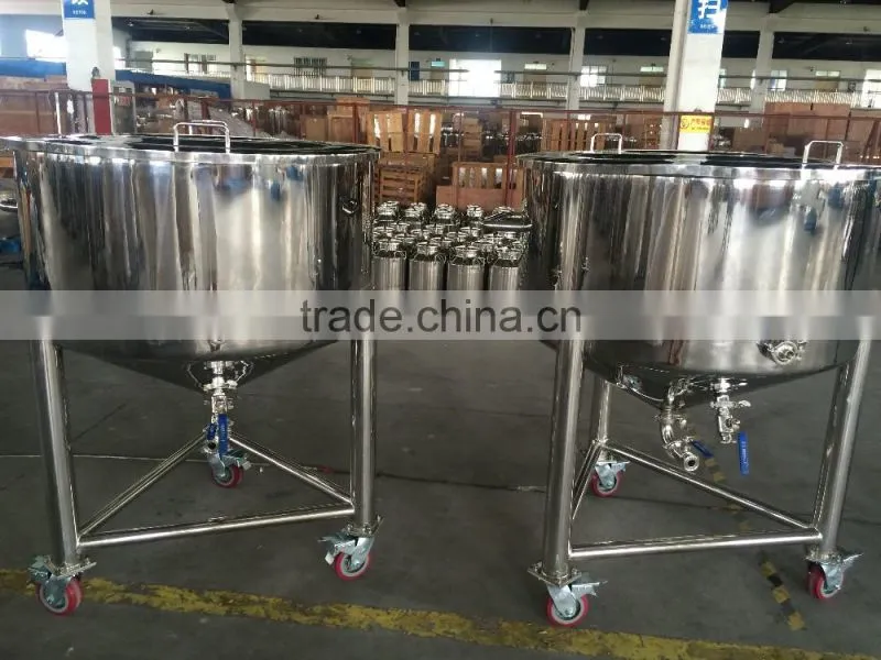 304/ 316L stainless steel drum with wheels/ Stainless steel drum/ Stainless steel tank