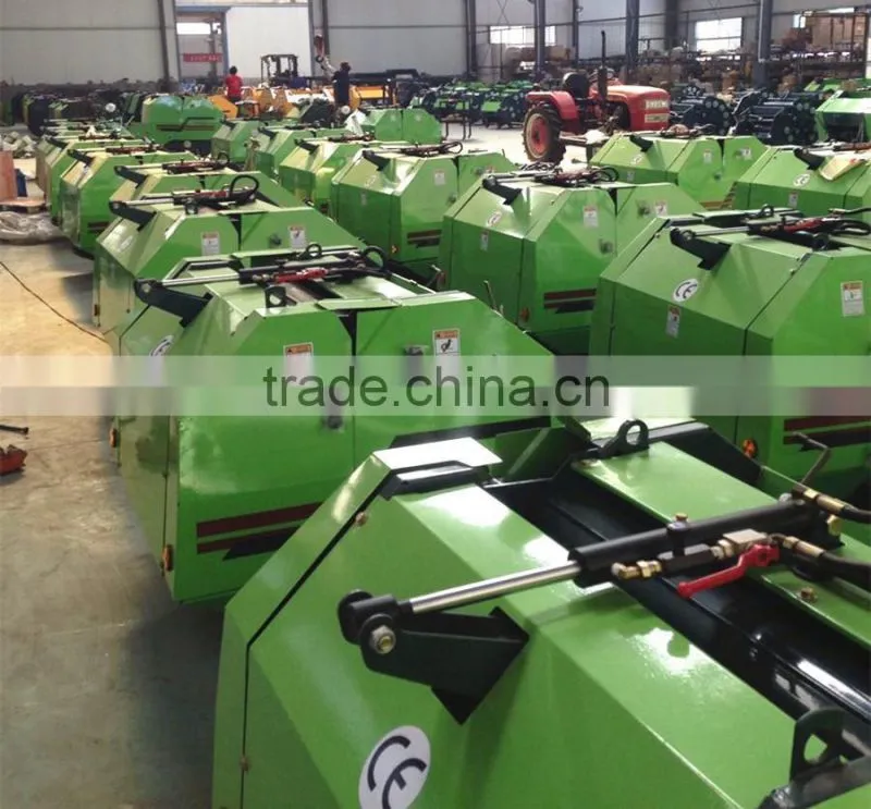 Fully Stocked hay grass straw silage alfalfa available hay bale compress baler machine made in china