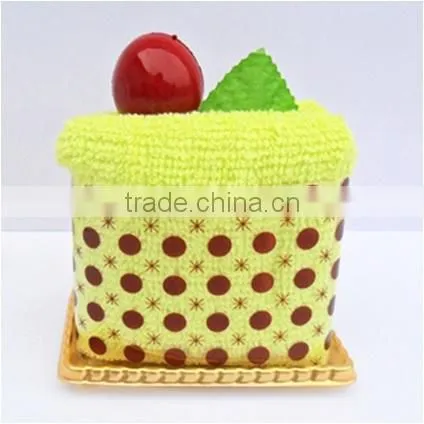 Cotton Cake Ice Cream Gift Towel add Simulation Fruit Design