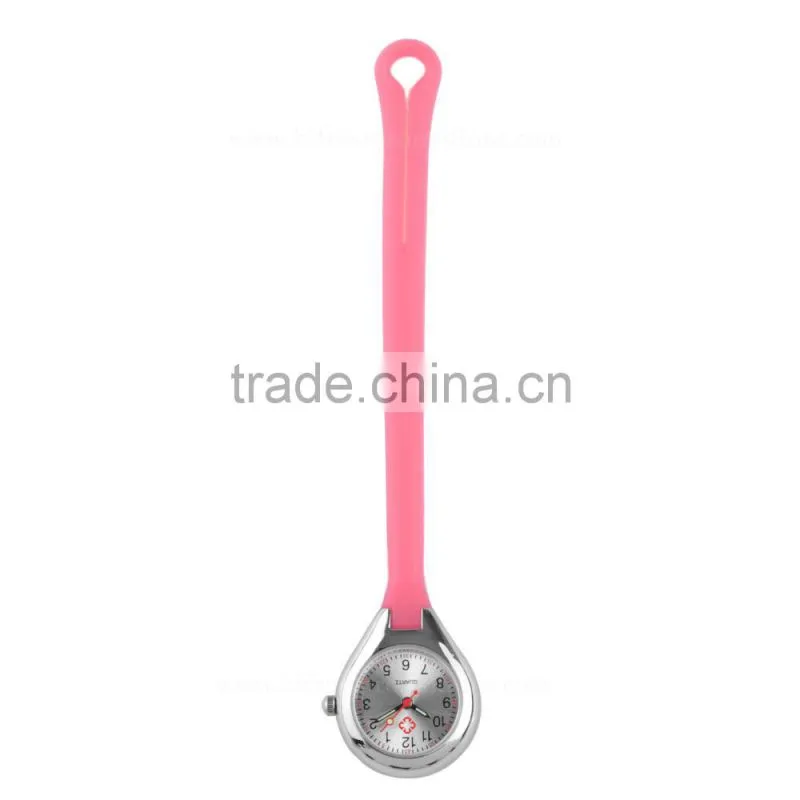 Popular Promotion Gift Brooch Silicone Rubber Nurse Watch