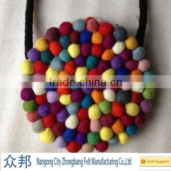 Felt Ball Carpet felt balls garland nepal felt ball